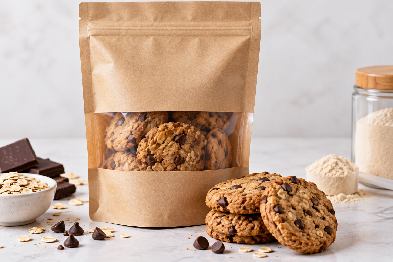 Fasace Soft-Baked Ancient Oat & Belgian Cacao Protein Rounds